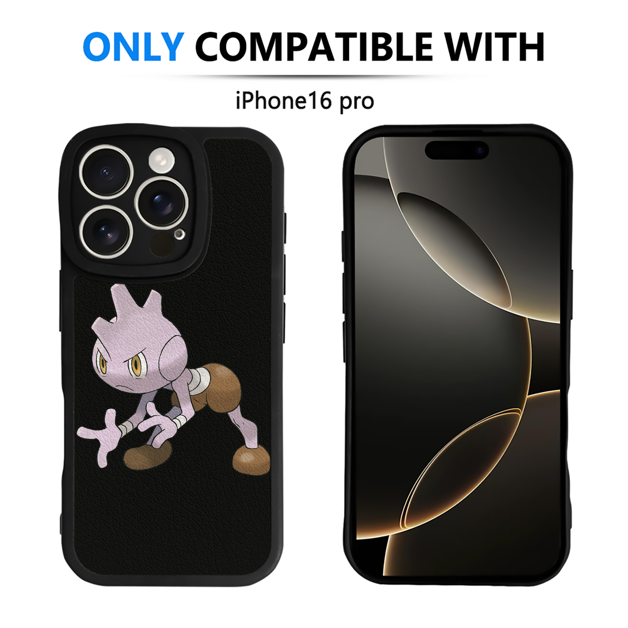 （画像用） ポケットモンスター Pokémon 【iPhone 16シリーズ対応】シリコンスマホケース（レザー調） 材質：シリコン